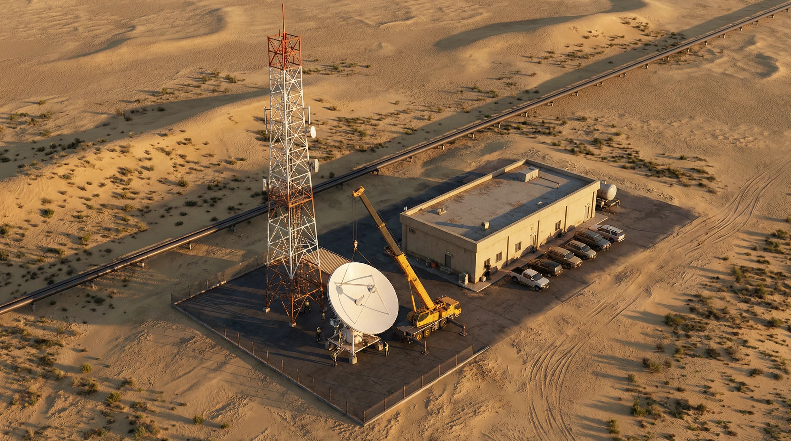 Bright energy control station representing The Oil Grid operating layer